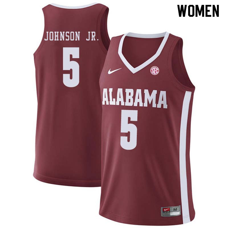 Women #53 Donta Hall Alabama Crimson Tide College Basketball Jerseys Sale-Crimson
